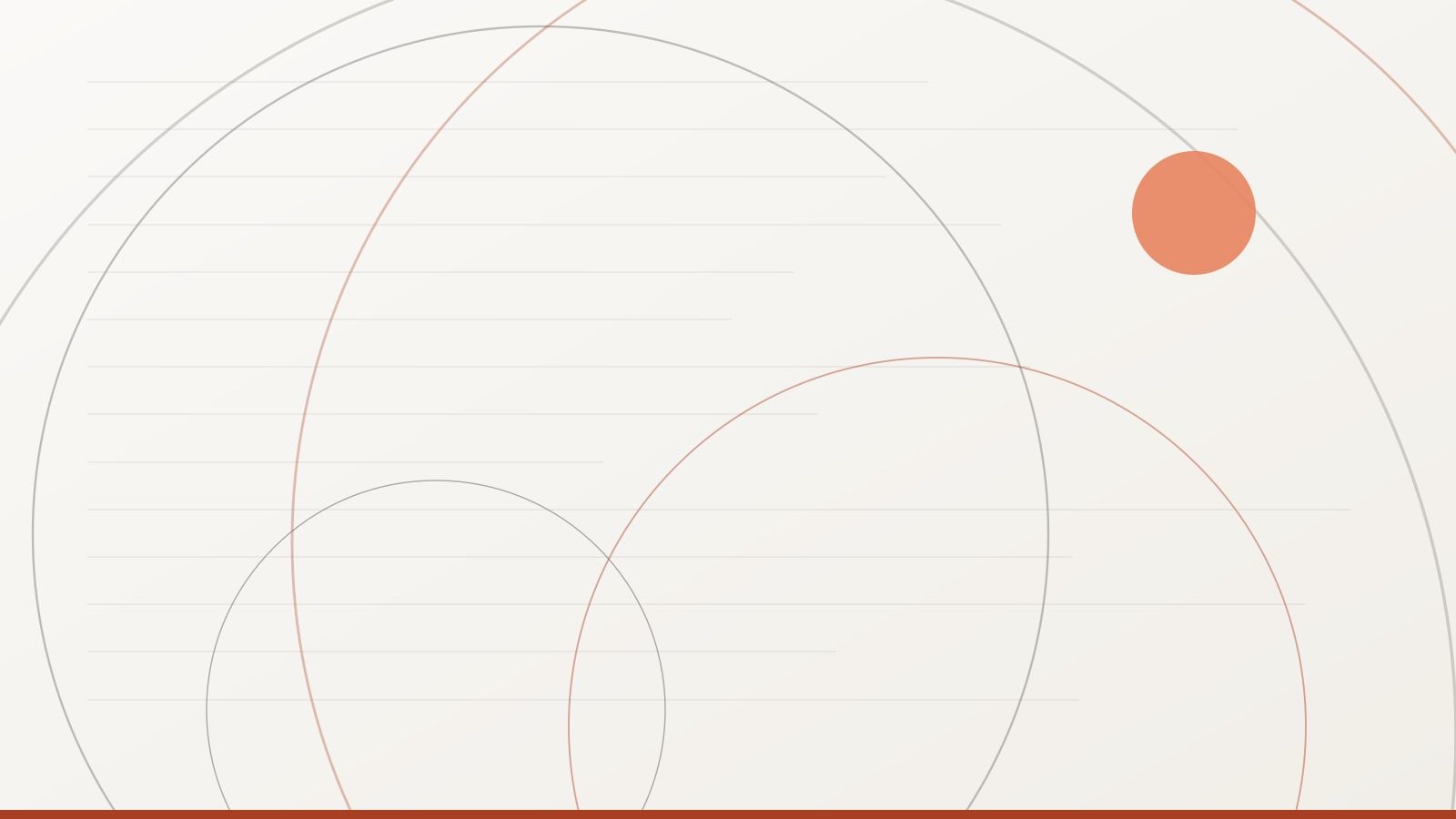 Abstract editorial illustration in deep warm tones with layered arcs and a bright clay-coloured disc, suggesting overlapping revenue curves